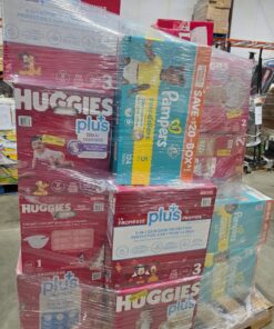Alternative view of Wholesale Baby Diapers Pallet (150 Packs for $300)